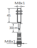 M8埋入式接近開(kāi)關(guān)引線(xiàn)插件式