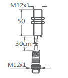 M12埋入式接近開(kāi)關(guān)引線插件式